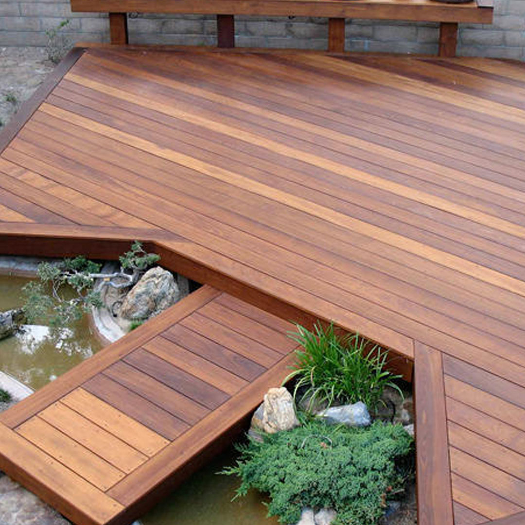 L-Corner Profile IPE Wood